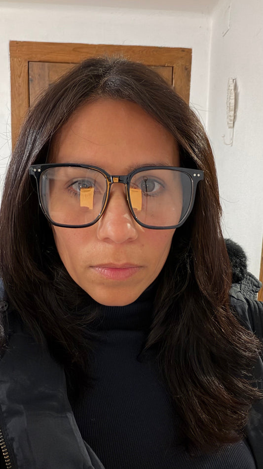 Óculos preto Biohacker | Bloqueador Luz azul